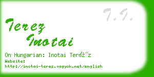 terez inotai business card